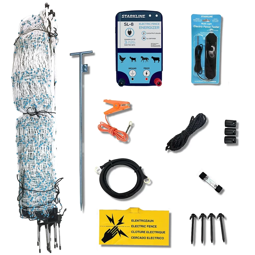 Electric poultry netting