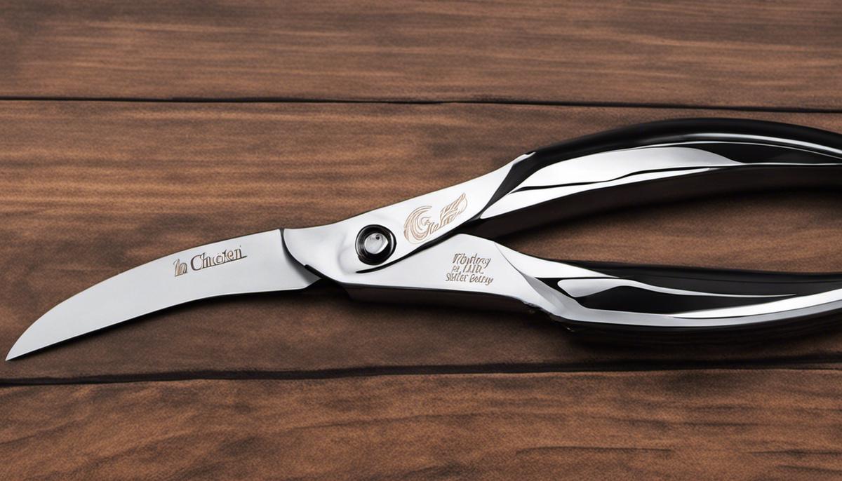 An image of poultry shears, a must-have essential tool for chicken owners.